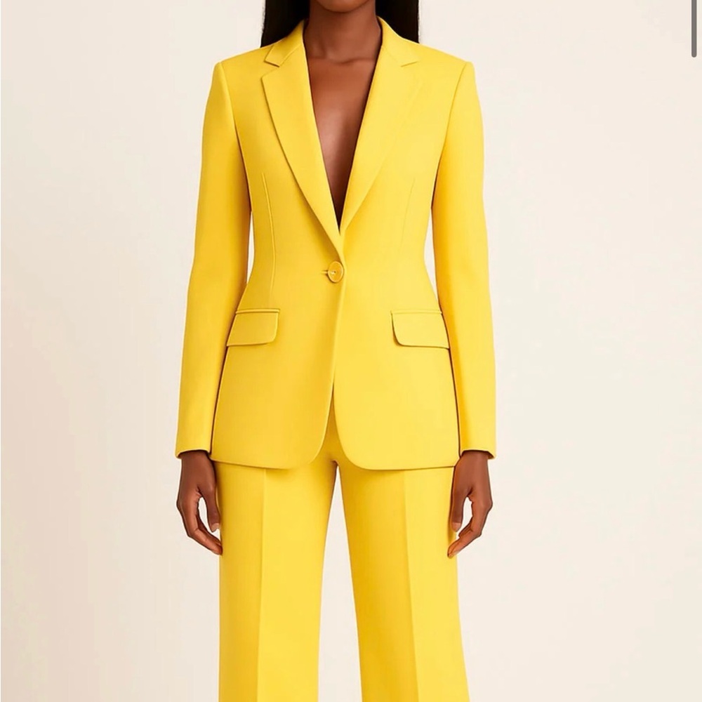 Yellow Women's Wide-Leg Pants - Brand